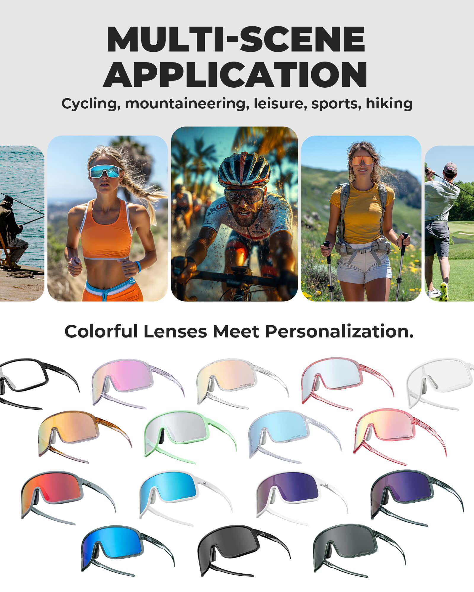 Gafas de Ciclismo Fotocromáticas con Antivaho y Protección UV