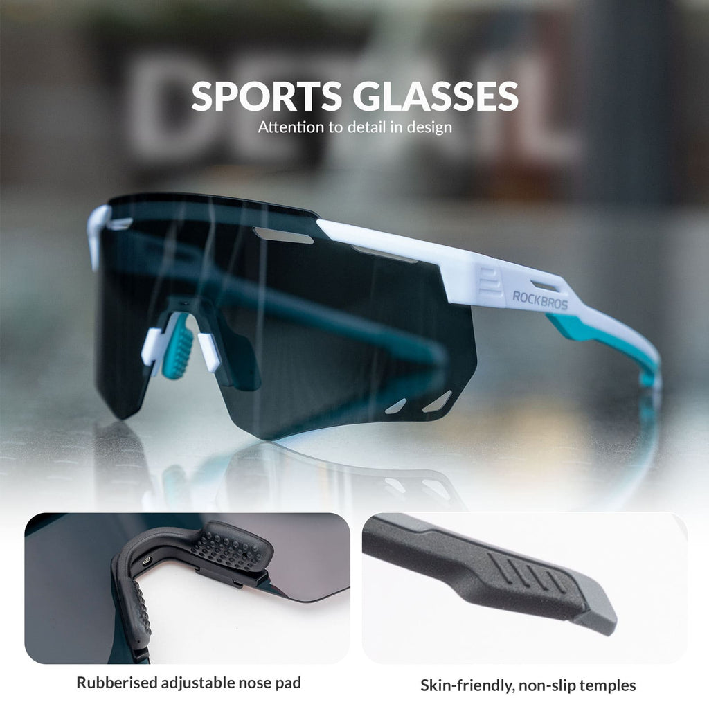 Gafas de ciclismo fotocromáticas cortavientos
