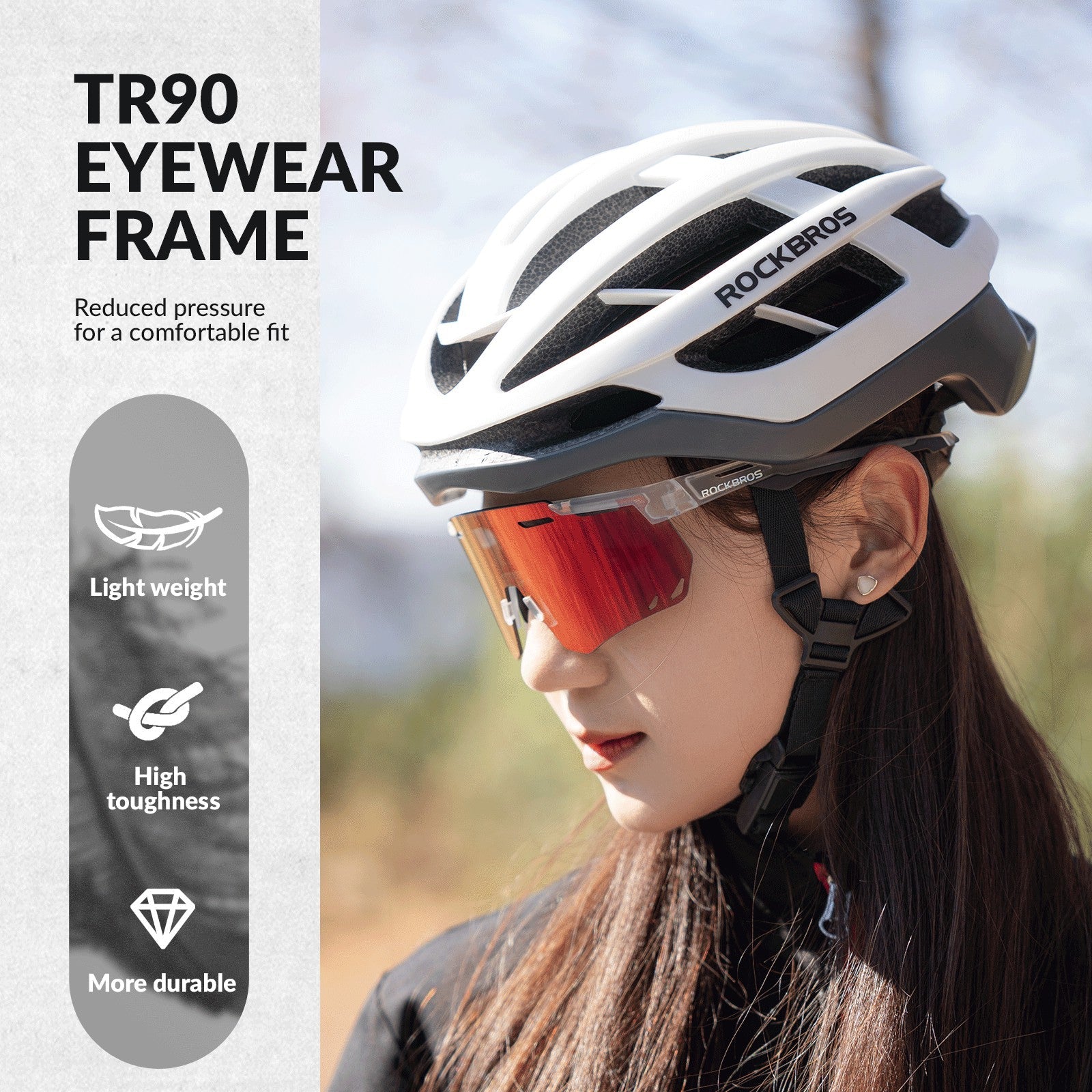 Gafas de ciclismo fotocromáticas cortavientos