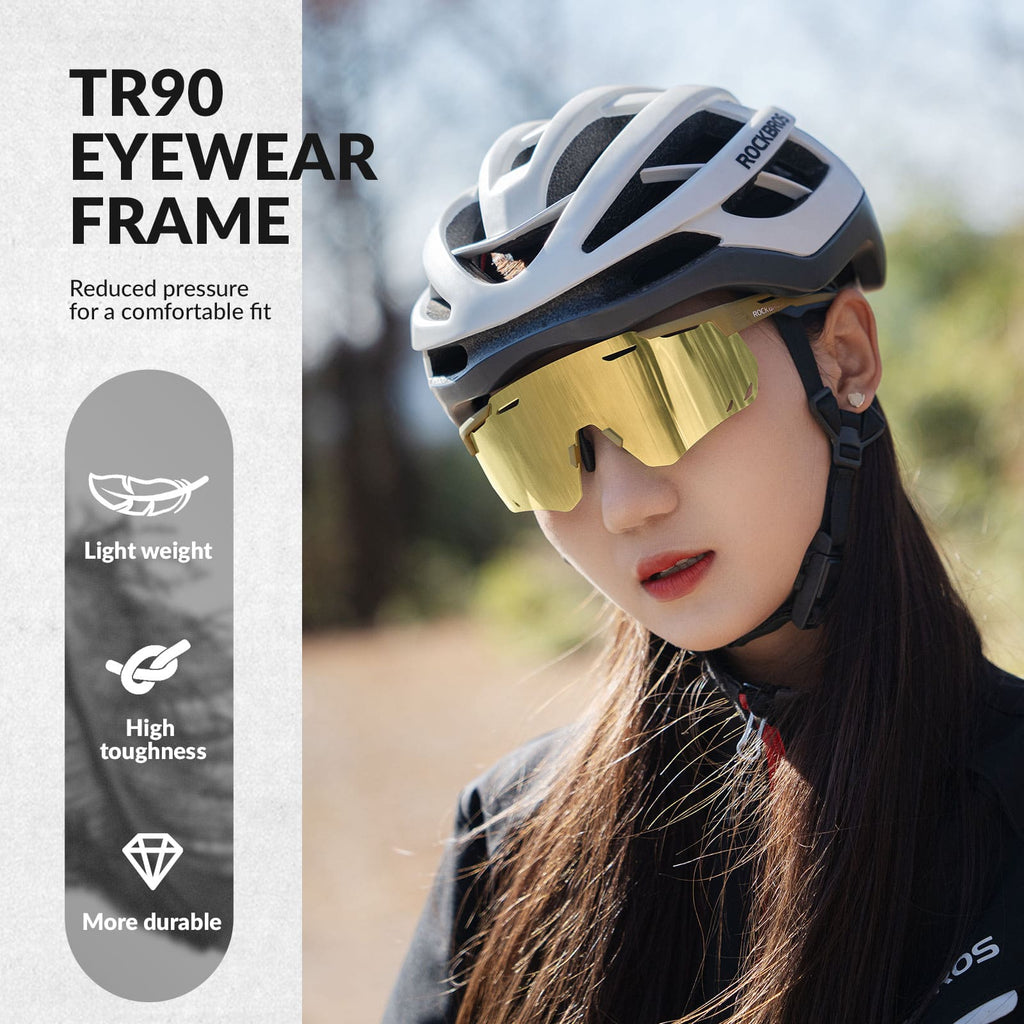 Gafas de ciclismo fotocromáticas cortavientos