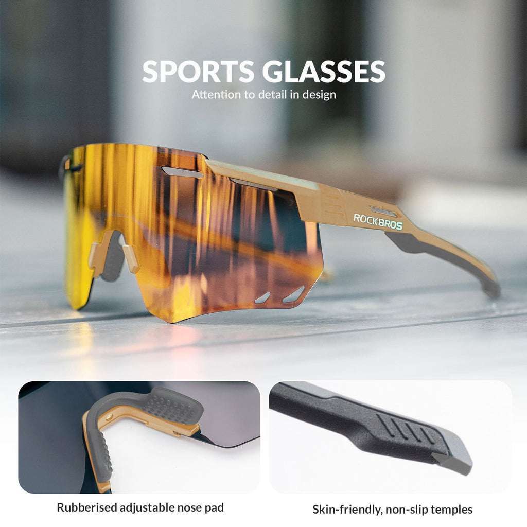 Gafas de ciclismo fotocromáticas cortavientos