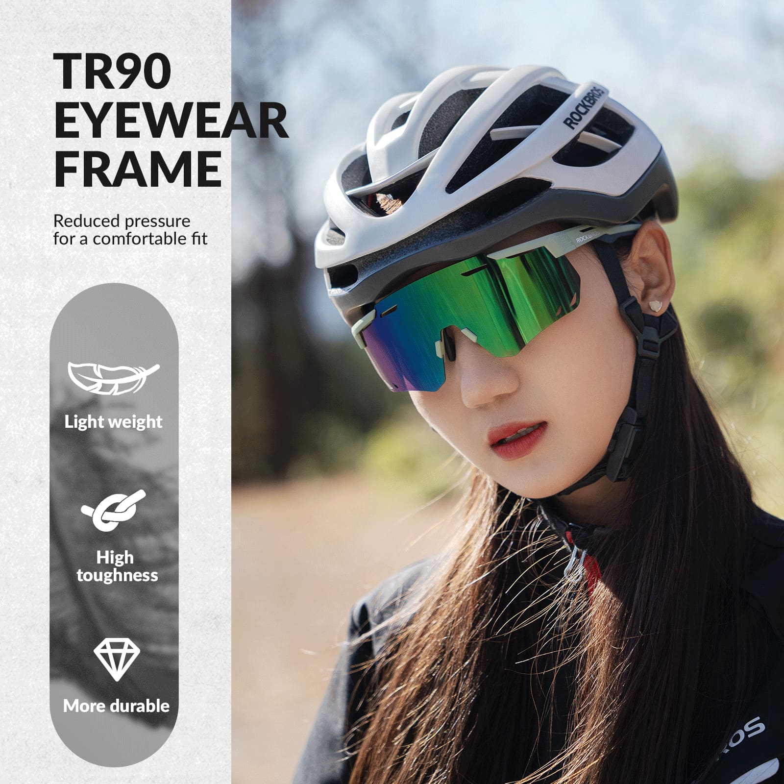 Gafas de ciclismo fotocromáticas cortavientos