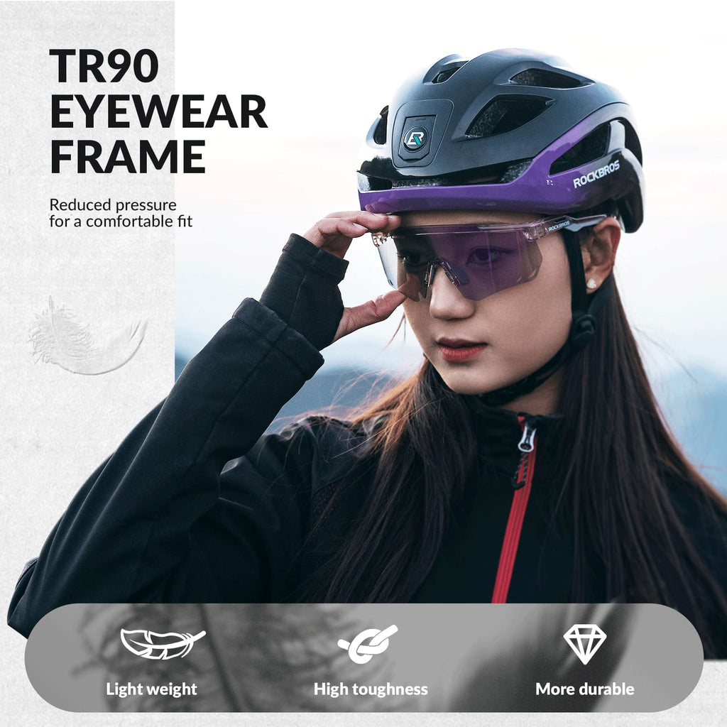 Gafas de ciclismo fotocromáticas cortavientos