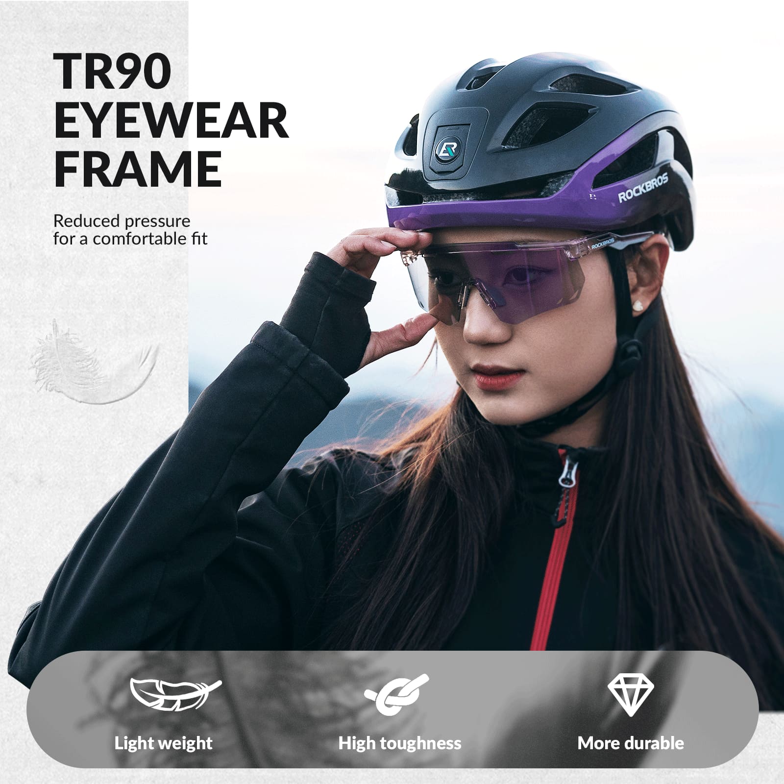 Gafas de ciclismo fotocromáticas cortavientos