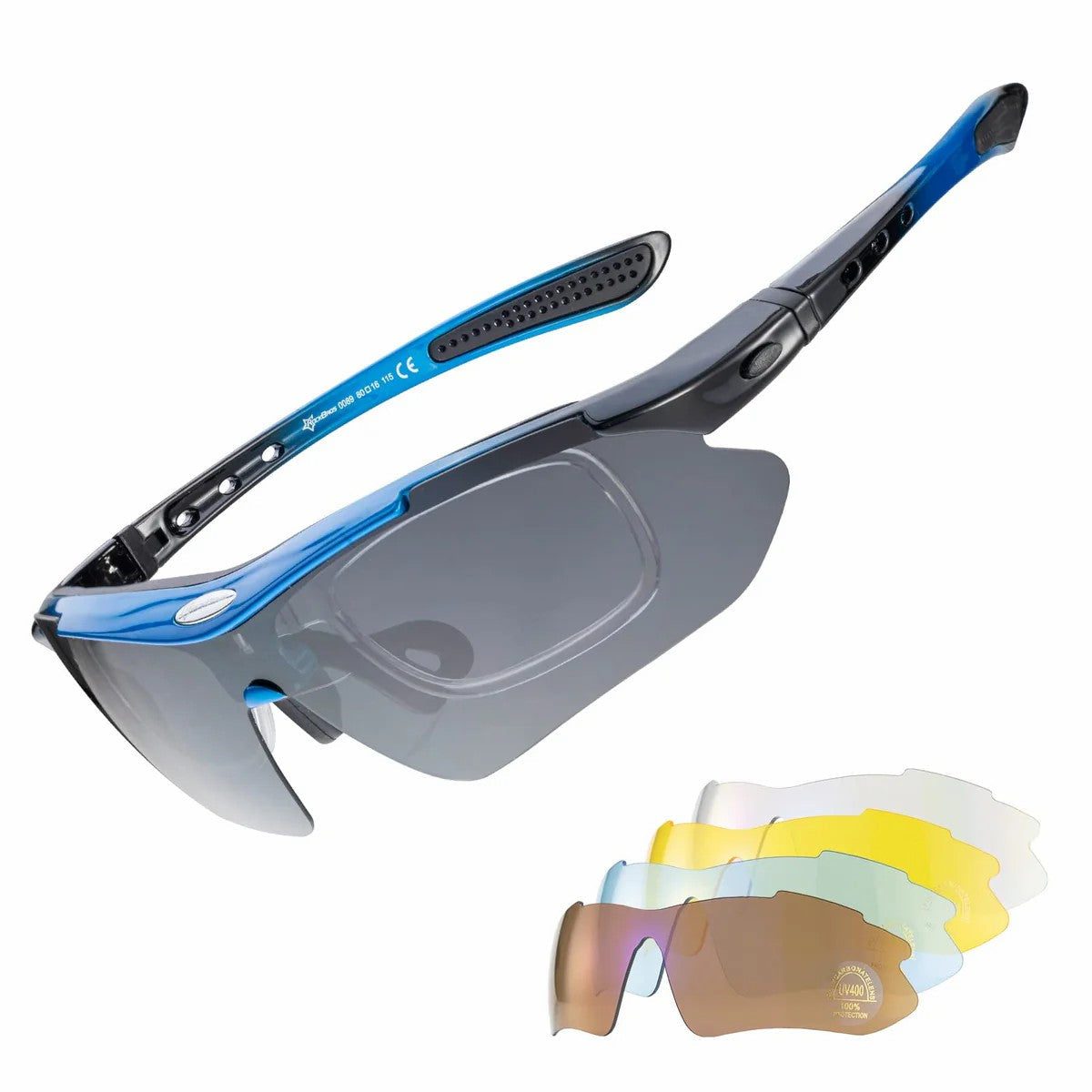 Gafas de sol polarizadas para ciclismo con protección UV