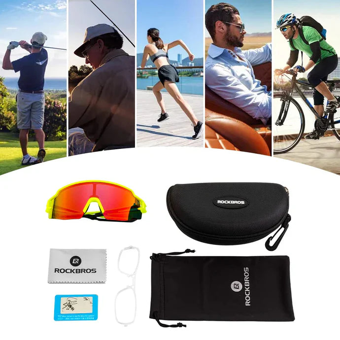 Gafas de sol polarizadas para ciclismo, protección UV, gafas deportivas