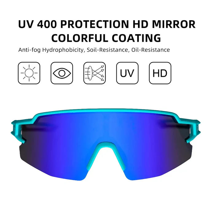 Gafas de sol polarizadas para ciclismo, protección UV, gafas deportivas