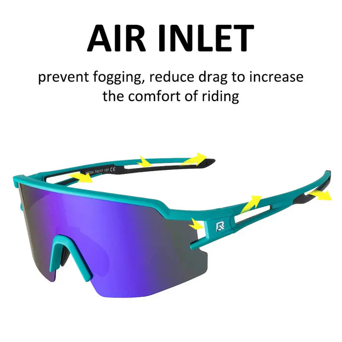 Gafas de sol polarizadas para ciclismo, protección UV, gafas deportivas