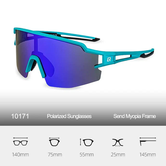 Gafas de sol polarizadas para ciclismo, protección UV, gafas deportivas