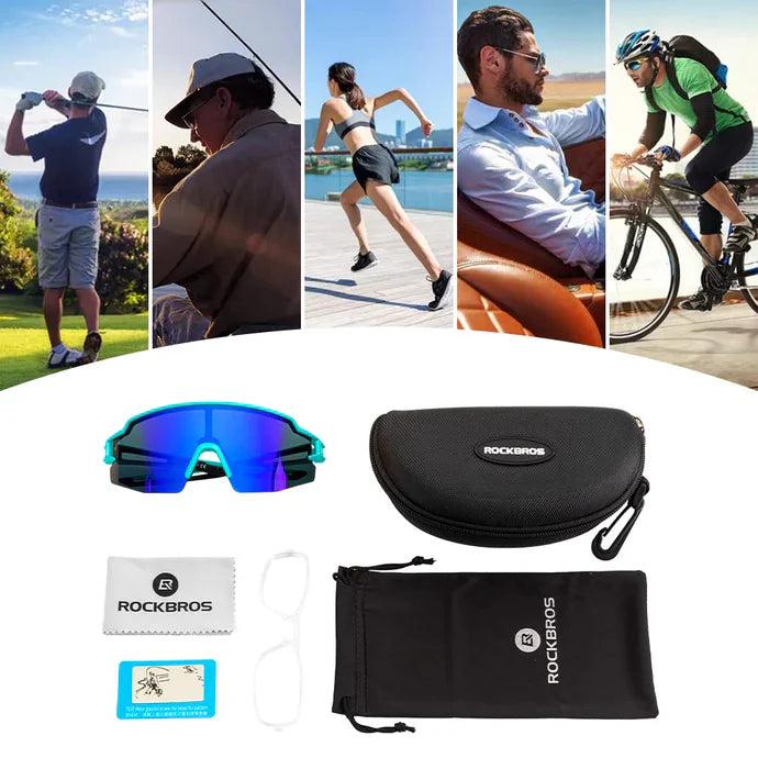 Gafas de sol polarizadas para ciclismo, protección UV, gafas deportivas