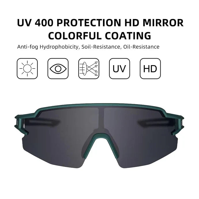 Gafas de sol polarizadas para ciclismo, protección UV, gafas deportivas