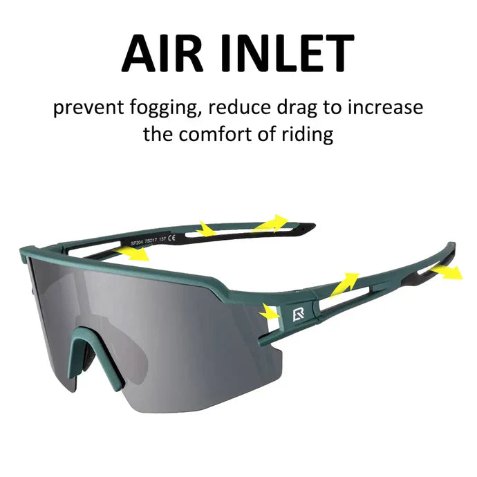 Gafas de sol polarizadas para ciclismo, protección UV, gafas deportivas