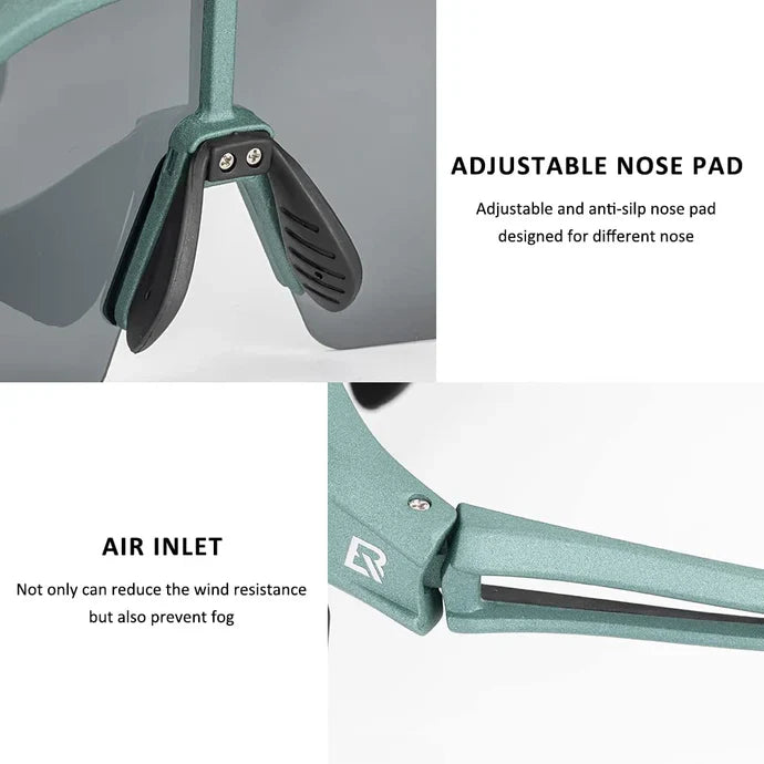 Gafas de sol polarizadas para ciclismo, protección UV, gafas deportivas