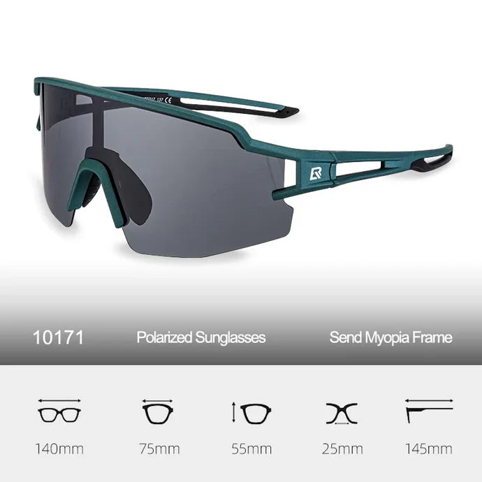 Gafas de sol polarizadas para ciclismo, protección UV, gafas deportivas