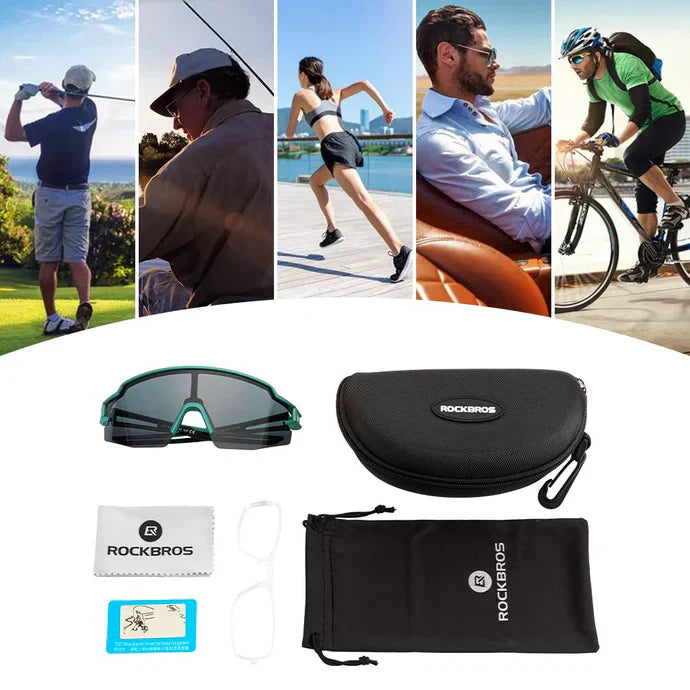 Gafas de sol polarizadas para ciclismo, protección UV, gafas deportivas
