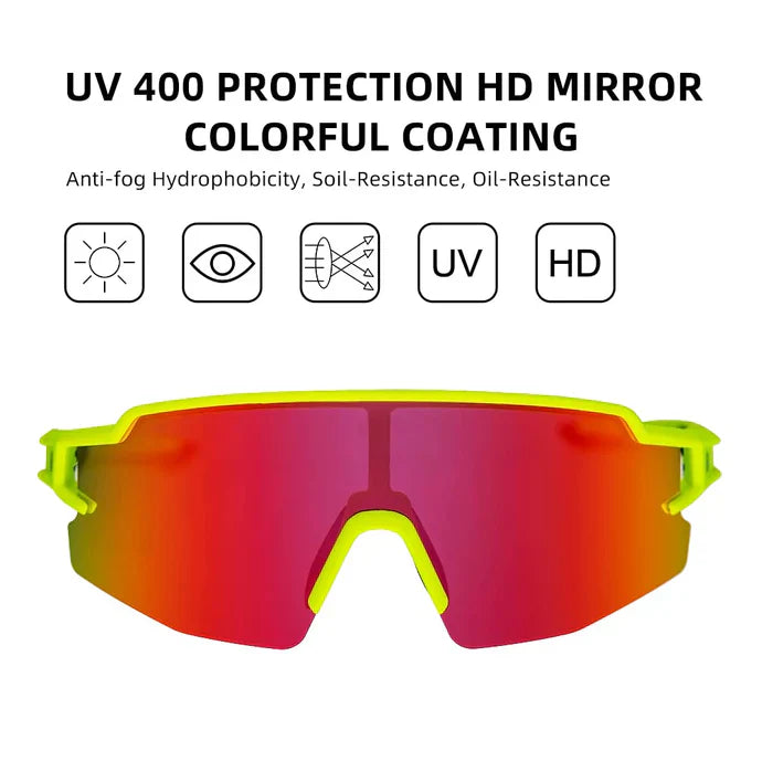 Gafas de sol polarizadas para ciclismo, protección UV, gafas deportivas