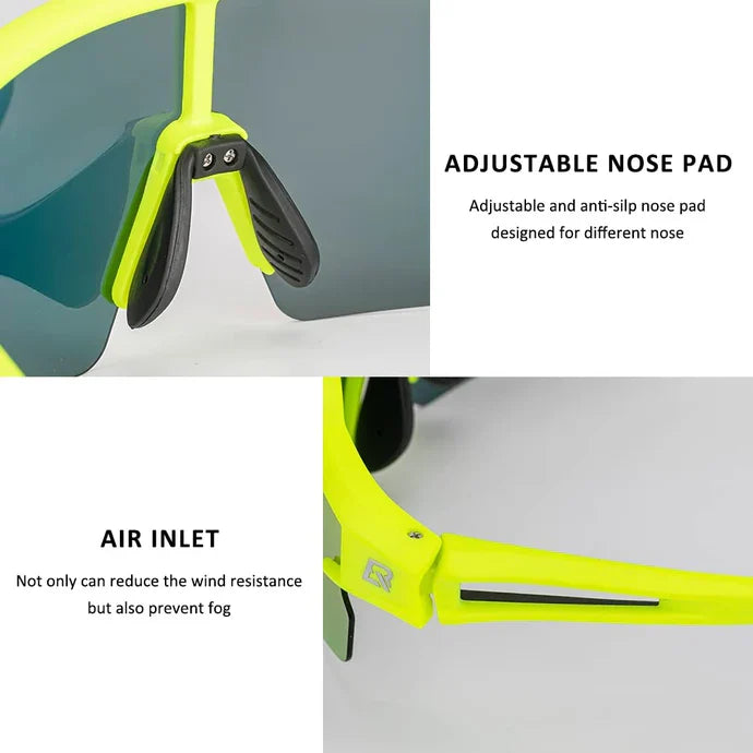 Gafas de sol polarizadas para ciclismo, protección UV, gafas deportivas