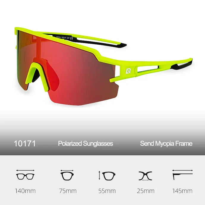 Gafas de sol polarizadas para ciclismo, protección UV, gafas deportivas