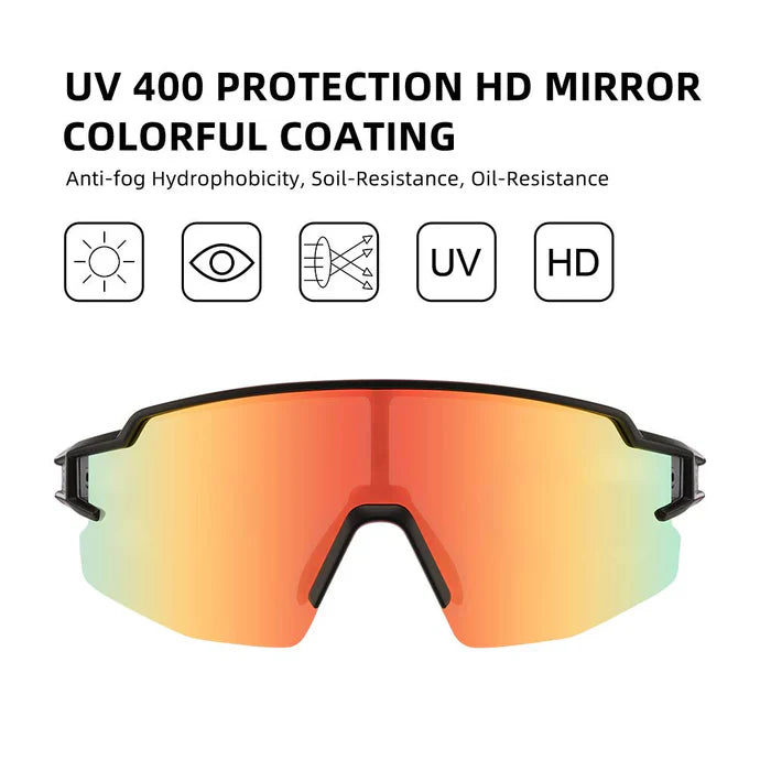 Gafas de sol polarizadas para ciclismo, protección UV, gafas deportivas