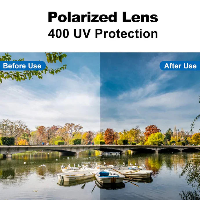 Gafas de sol polarizadas para ciclismo, protección UV, gafas deportivas
