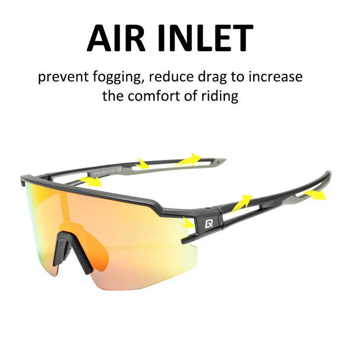 Gafas de sol polarizadas para ciclismo, protección UV, gafas deportivas