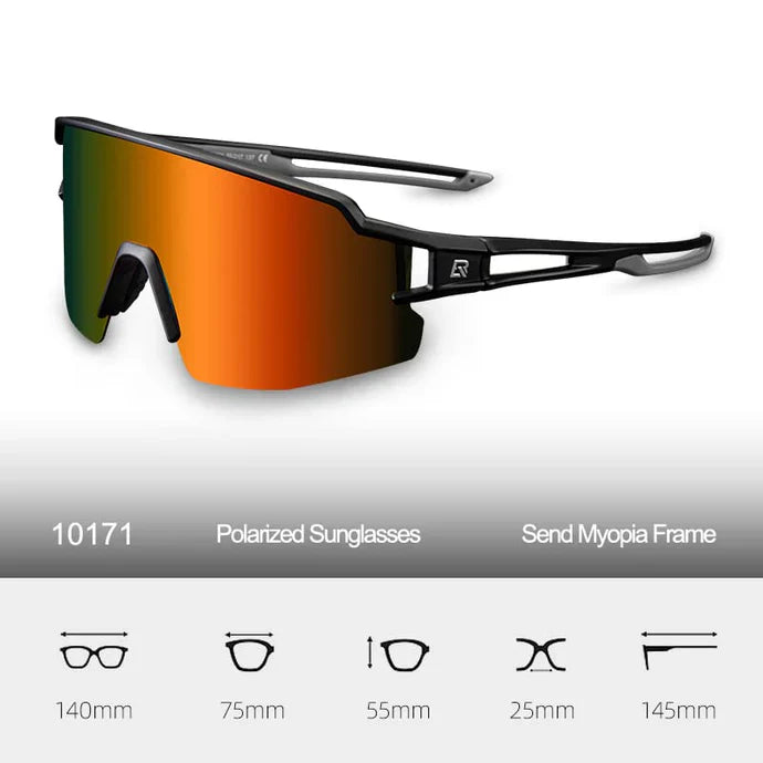 Gafas de sol polarizadas para ciclismo, protección UV, gafas deportivas