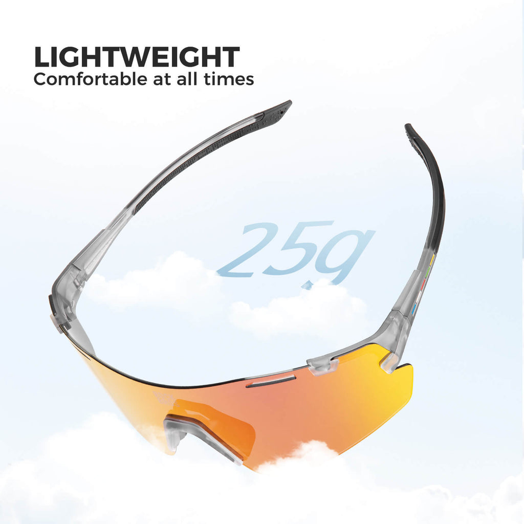 Gafas de ciclismo fotocromáticas ROAD TO SKY BOUNDLESS, juego de 3 lentes