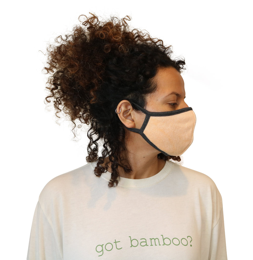 Mascarilla de bambú hilado transpirable - Natural, suave como la seda, ultra cómoda
