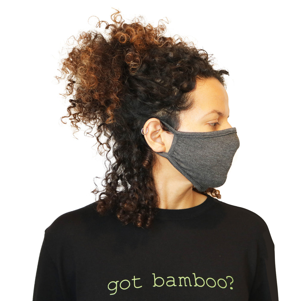 Mascarilla de bambú hilado transpirable - Natural, suave como la seda, ultra cómoda