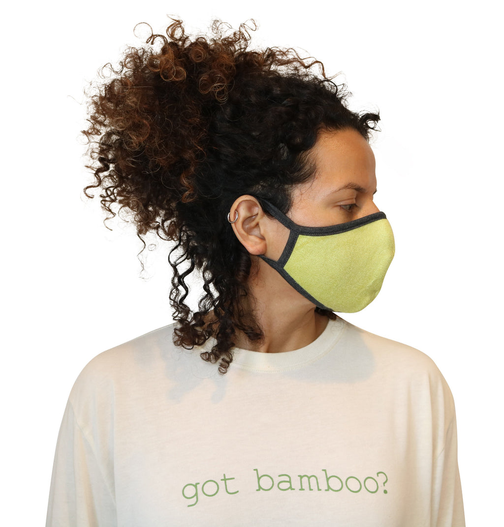 Mascarilla de bambú hilado transpirable - Natural, suave como la seda, ultra cómoda