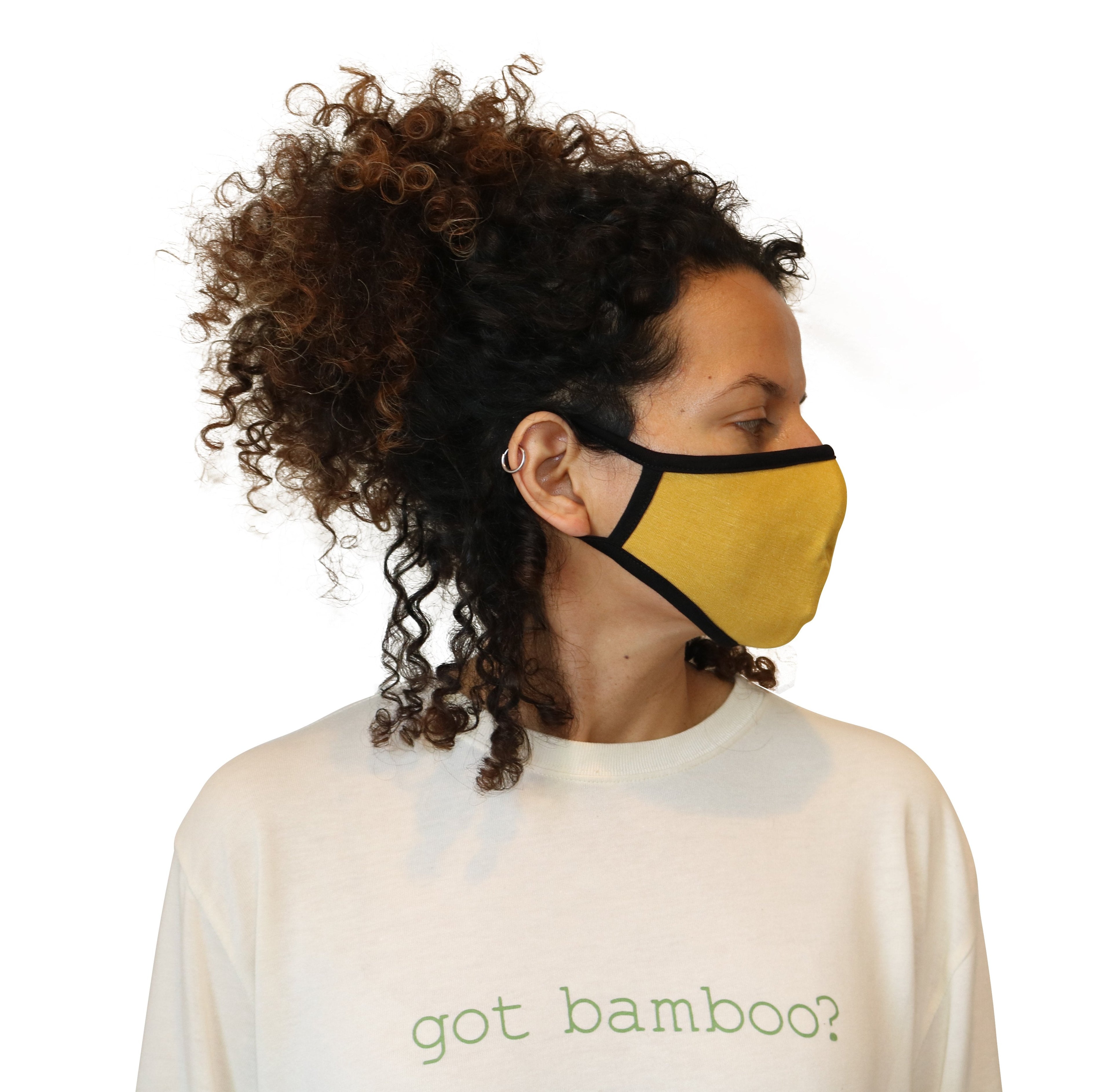 Mascarilla de bambú hilado transpirable - Natural, suave como la seda, ultra cómoda