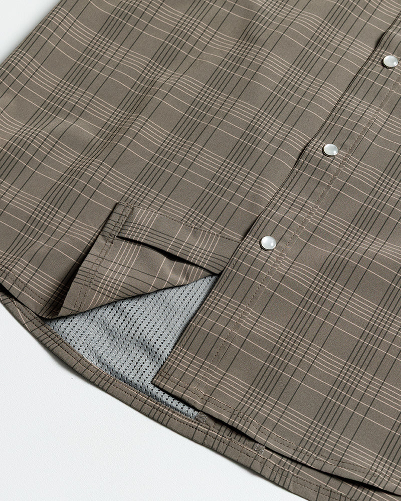 Camisa Deke SS - Marrón Beluga