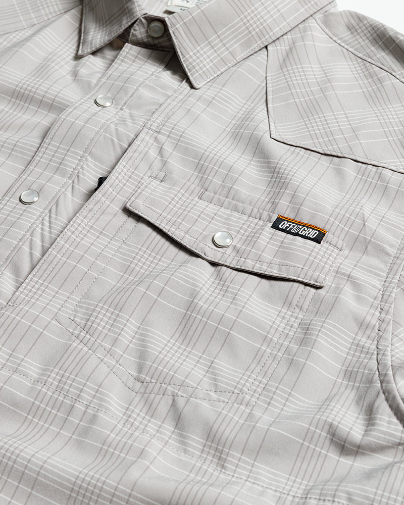 Camisa Deke SS - Gris tormenta