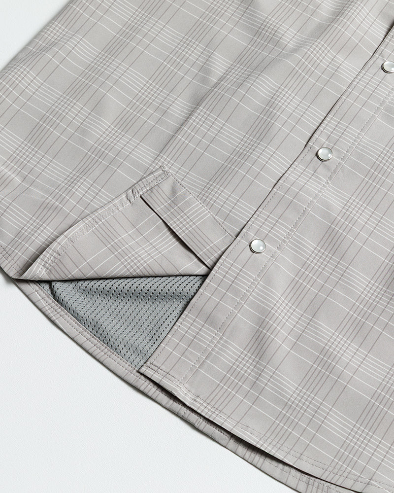 Camisa Deke SS - Gris tormenta