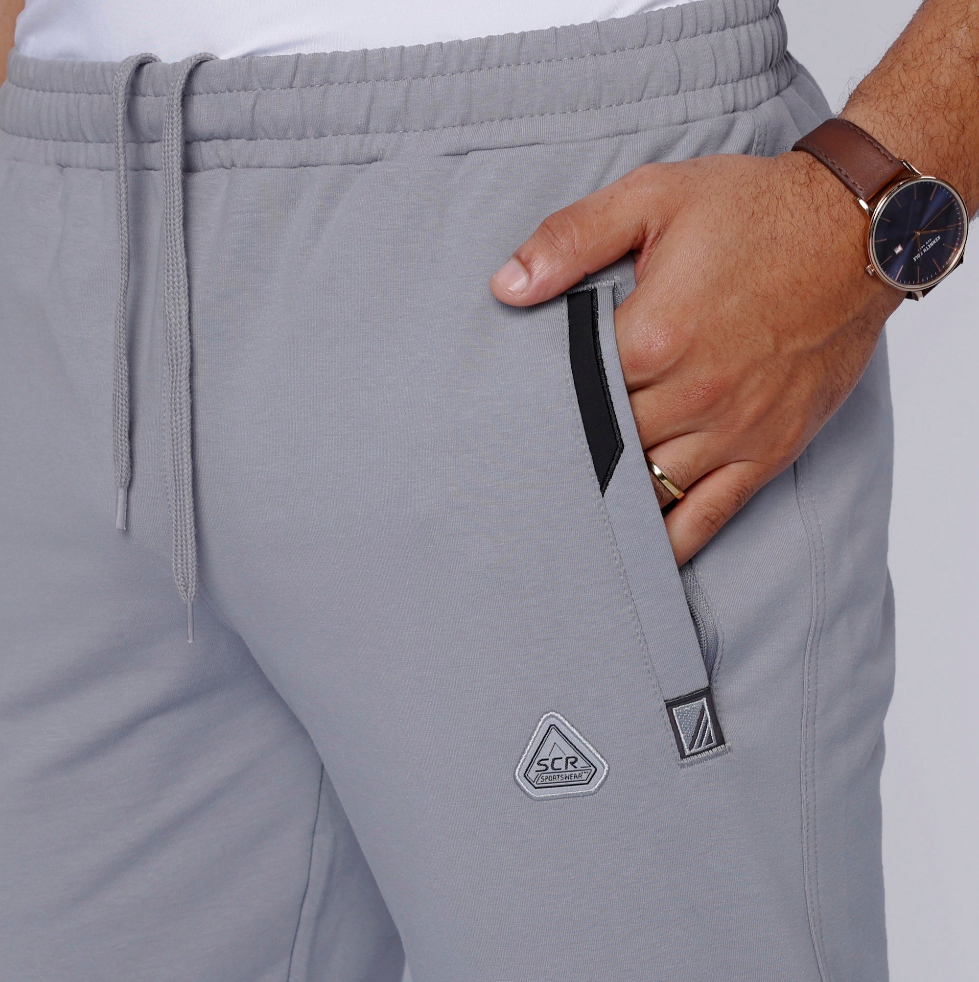 Pantalón de chándal deportivo de gran comodidad para todo el día - Recto (Talla alta)