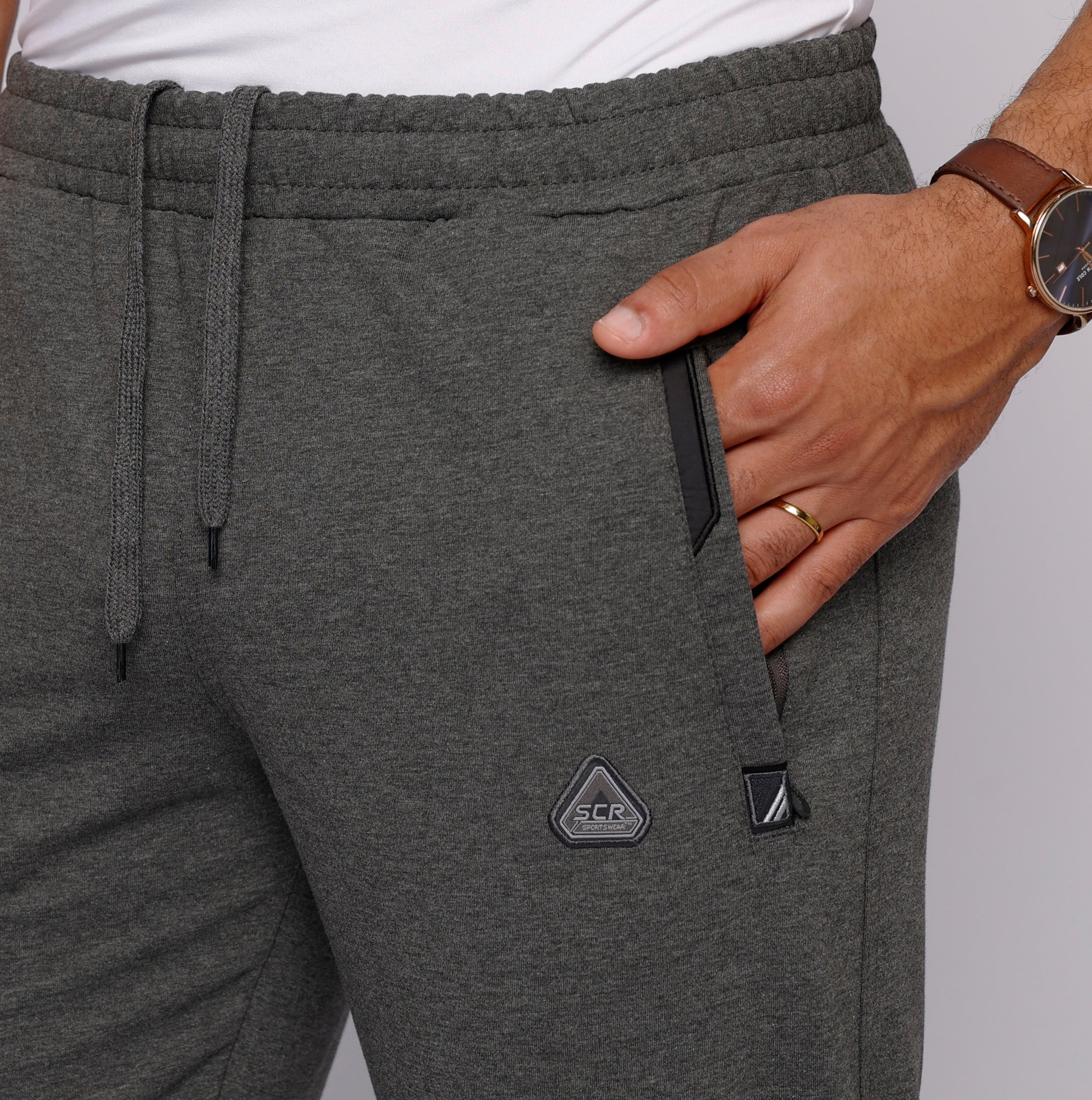 Pantalón de chándal deportivo de gran comodidad para todo el día - Recto (Talla alta)