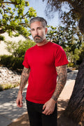 Camiseta de manga corta para hombre de viscosa de bambú/algodón orgánico - Paquete de 5 colores surtidos