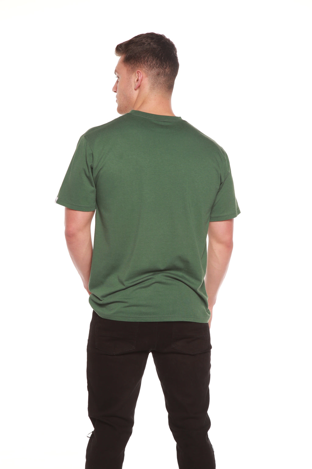 La camiseta de manga corta original para hombre de bambú de viscosa/algodón orgánico - Corte clásico