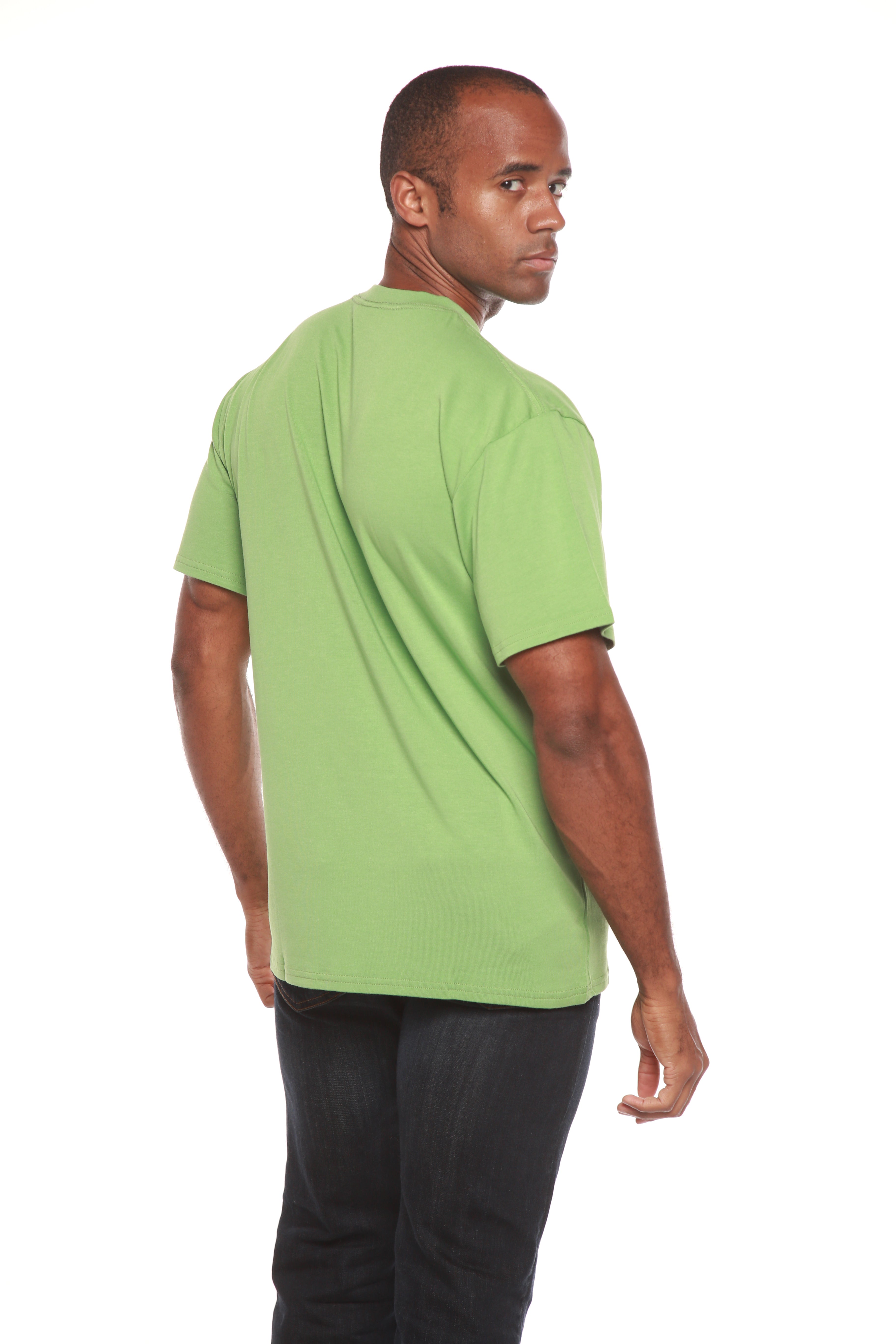 Liquidación Camiseta de Manga Corta de Bambú para Hombre - Corte Clásico