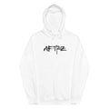 Sudadera con Capucha Aftrz Grunge Blanca y Negra de Peso Medio