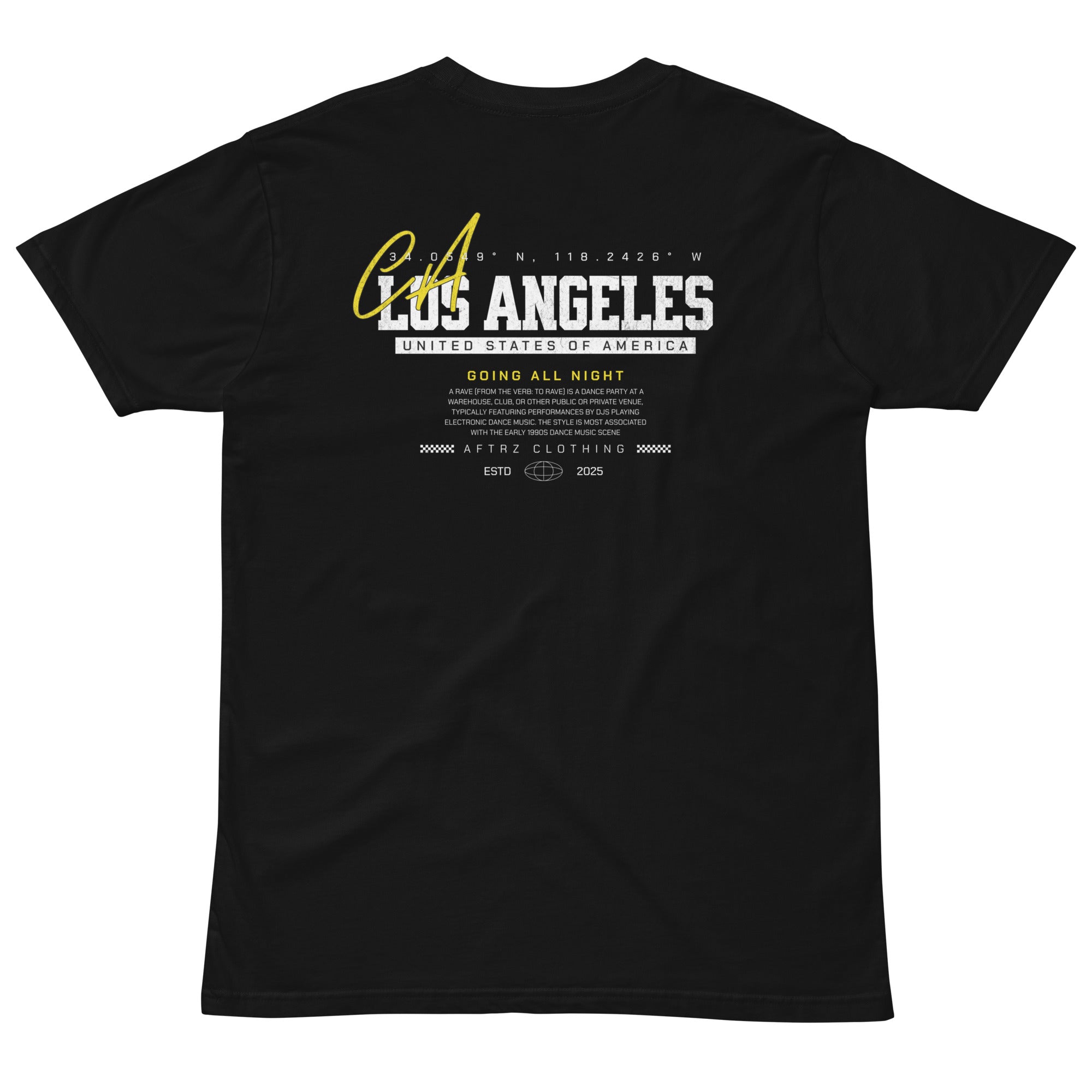 Camiseta de manga corta Aftrz CA Los Angeles