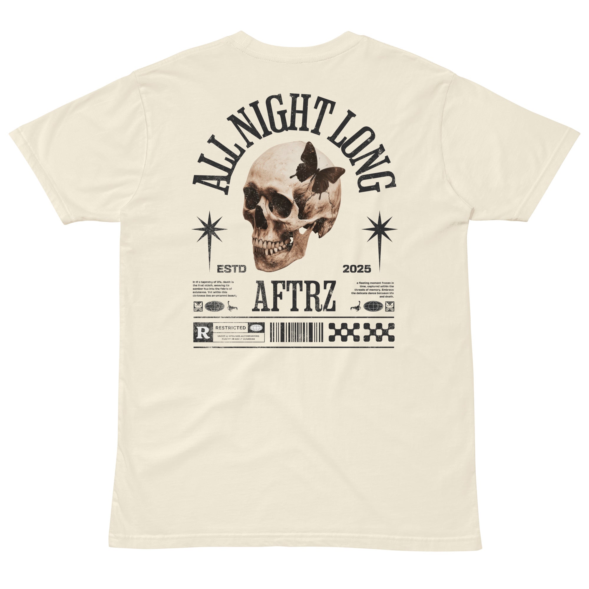 Camiseta de manga corta Tapiz de vida de Aftrz