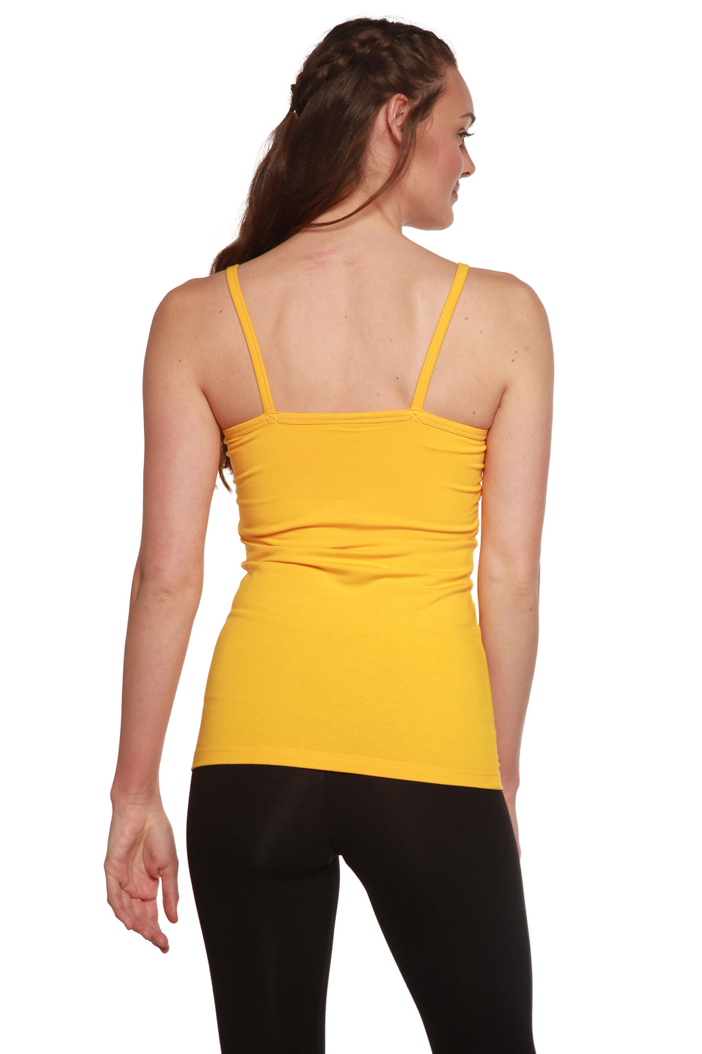 Liquidación Camisola de bambú/algodón para mujer con sujetador incorporado