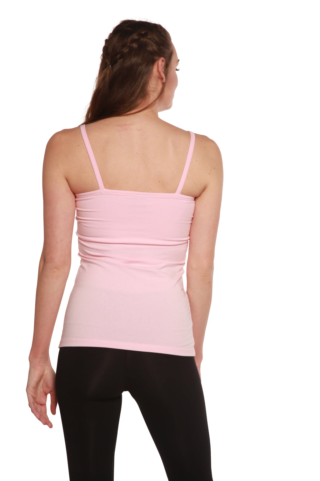 Liquidación Camisola de bambú/algodón para mujer con sujetador incorporado