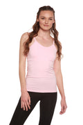 Liquidación Camisola de bambú/algodón para mujer con sujetador incorporado