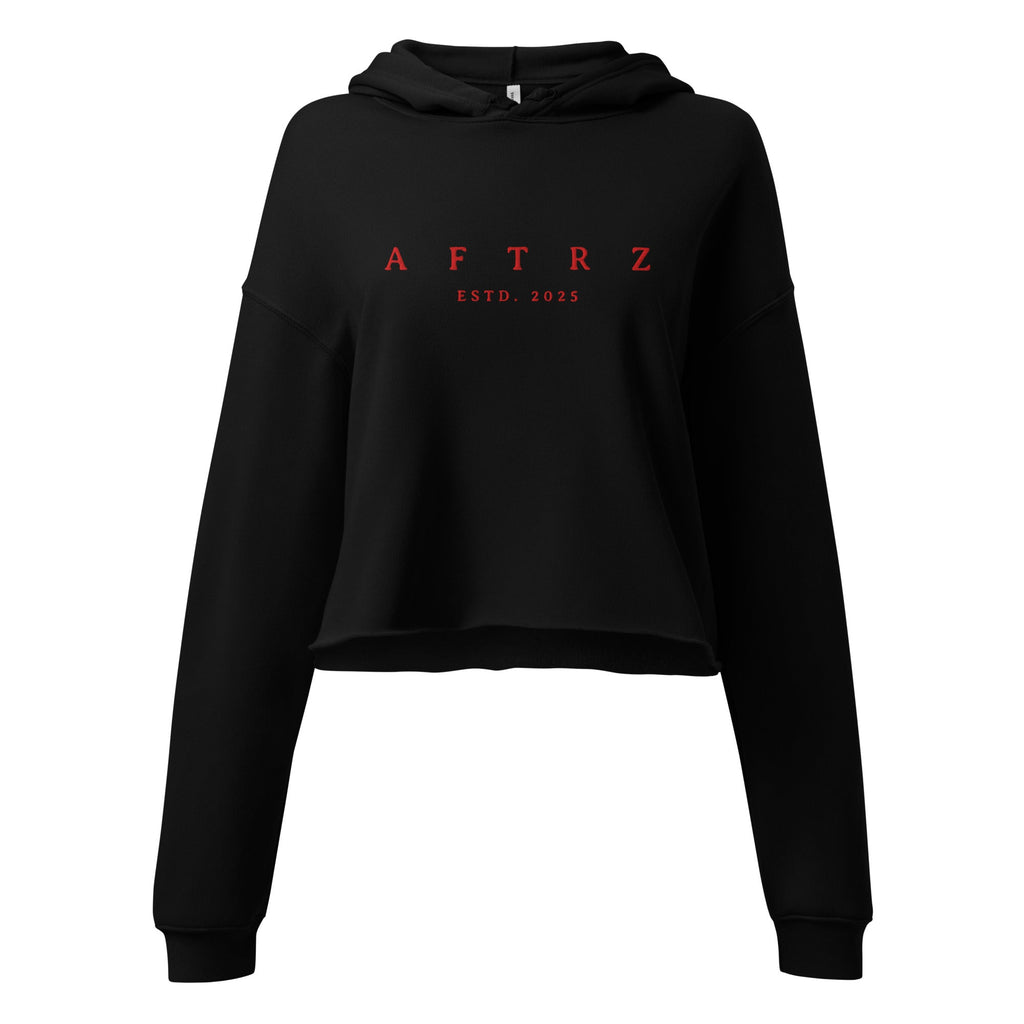 Sudadera corta bordada Aftrz