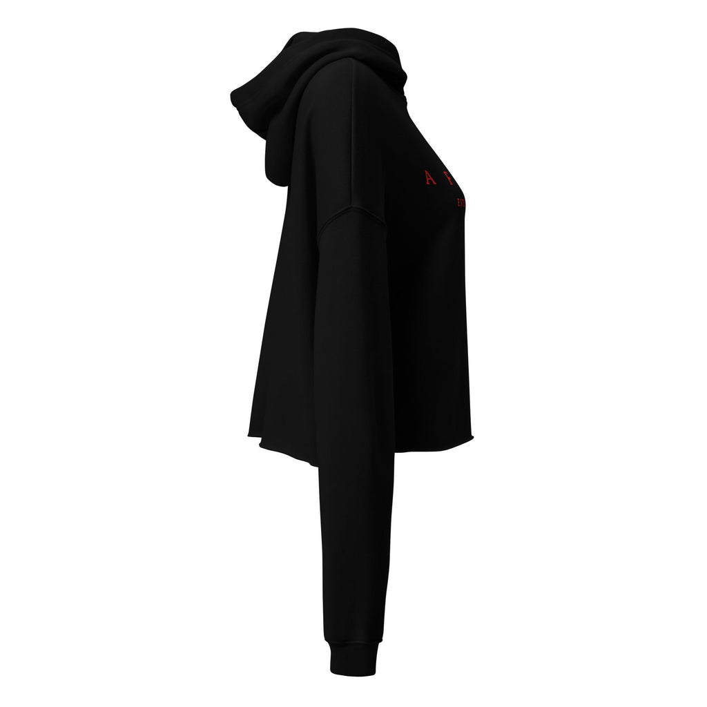 Sudadera corta bordada Aftrz
