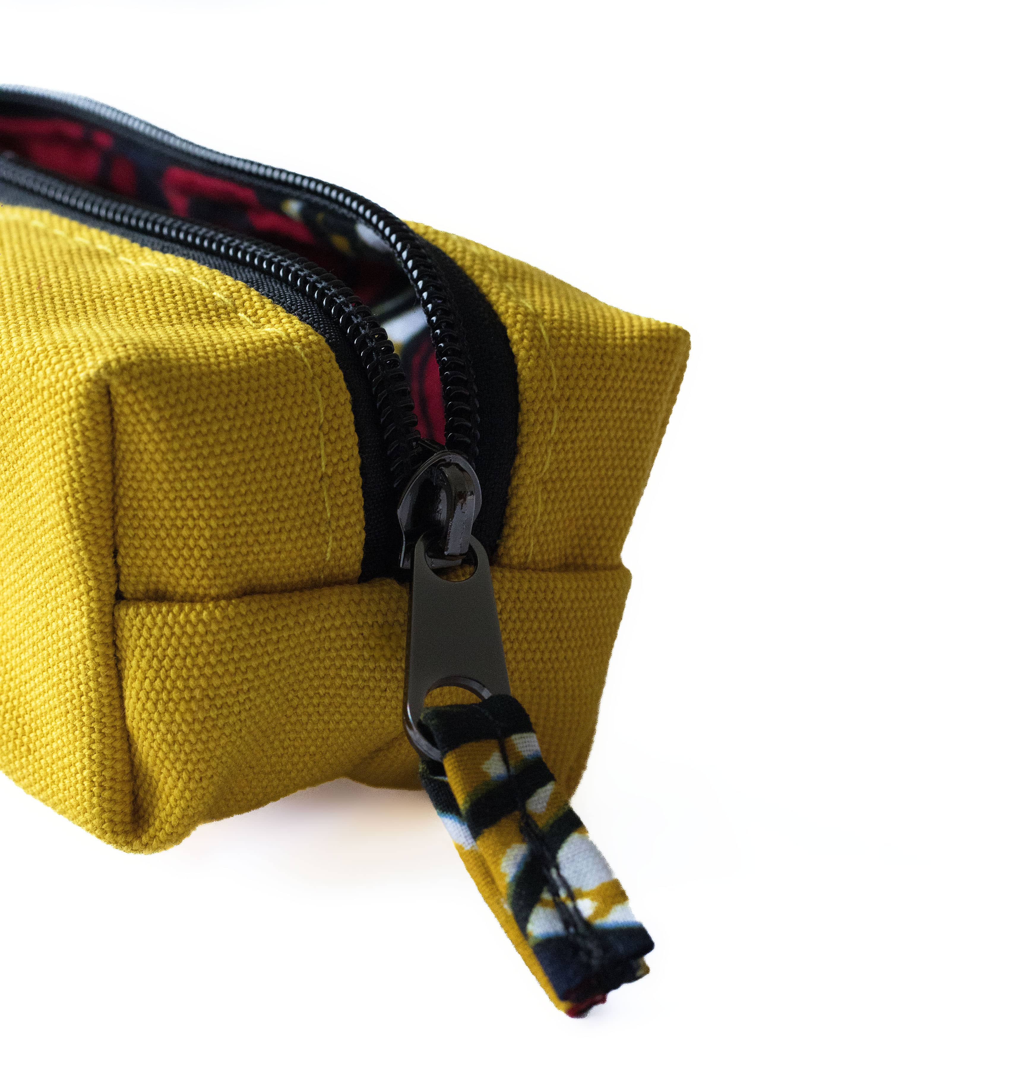 Pencil Pouch Zipper Bag – Fair Trade Cotton Canvas Pencil Case